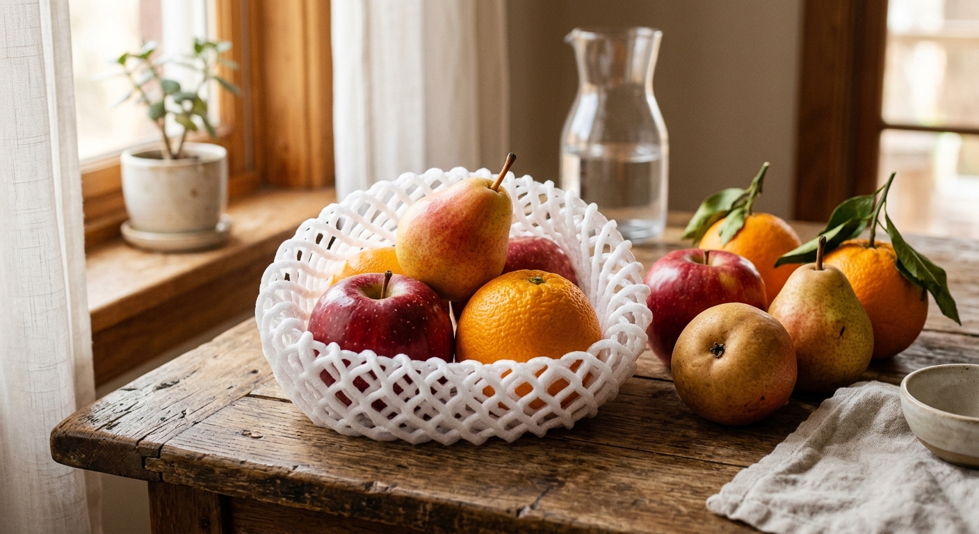 fruit foam net