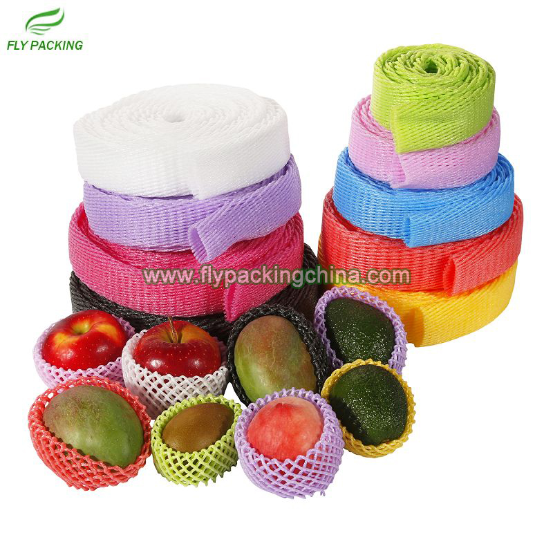Knitted tubular net for vegetable and fruit packing pe net tubular net